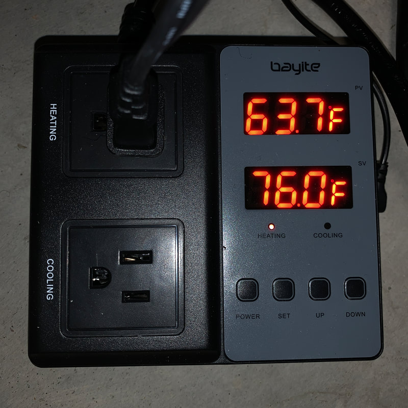 Temperature Control power source for Grow Tent